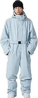 [SnowElve] Women and Men's One Piece Ski Suit Waterproof Insulated Snowboard Jacket Snow Suit Winter Outdoor Snowsuit