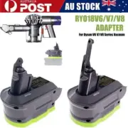 Battery Adapter For Ryobi 18V Convert To For Dyson V6 V7 V8 Vacuum Cleaner