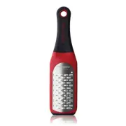 Microplane Red Artisan Medium Ribbon Stainless Steel Grater Lemon/Lime Zester