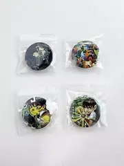 Ben 10 Collectable Button Badges Pins x4