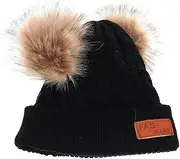[SHERCHPRY] Knitted Hat Knit Hat for Women Trapper Hat Girl Hats Knit Hat with Accessories Warm Hat for