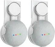 [SPORTLINK] Outlet Wall Mount Stand Hanger [AUS Plug] for Google Home Mini, Nest Mini 2nd Gen - Compact Wall Holder Plug in Kitchen Bathroom Bedroom, Hides The Google Home Nest Mini Cord (White)