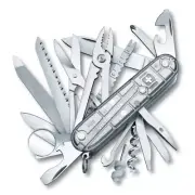 Victorinox Swiss Army Swiss Champ Silvertech Pocket Knife | 32 Functions