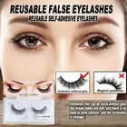 Eyelashes Reusable Self-Adhesive Eyelashes Quick to Wear Mink Hair No Need Glue