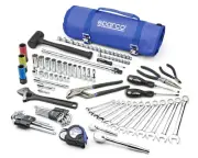 Sparco Trackside Tool Roll Tool Kit with Bag