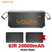 VoltX 12V 300Ah Lithium Battery + 20000mAh Power Bank