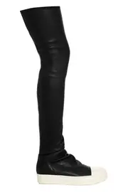 RICK OWENS 'Knee High Stocking Sneaks' Boots 39 IT