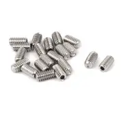 M2x4mm Cup Point Hex Socket Grub Set Screws 20pcs for Gear