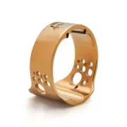 Ever-Ton Ring Metal Gold LIGATURE for alto sax mouthpiece with cap