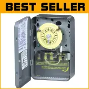 Durable Wall-Mount Electric Water Heater Timer with External Override Switch