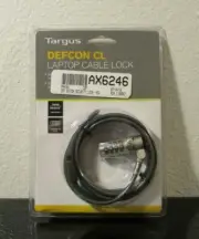 Targus Defcon CL Laptop Cable Lock ; New, 6.5 foot cable length