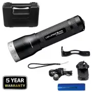 LED Lenser coast M7R Rechargeable Torch Flashlight 400LM in hard case