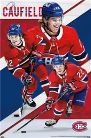 COLE CAUFIELD - MONTREAL CANADIENS POSTER - 22x34 - 22893