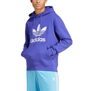 【adidas 愛迪達】連帽長袖T恤 外套 運動褲 TREFOIL HOODY 男女 A-IM4489 B-IM4496 C-IM9408 精選十二款