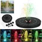 LED Light Solar Power Floating Fountain Pump For Water Birdbath Pond Pool Garden