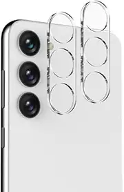 [2 Pack] ZUSLAB Camera Protector for Galaxy S23 / S23+ Camera Lens Protector Tempered Glass-Anti-Scratch 9H Hardness HD Clear for Samsung (2023)