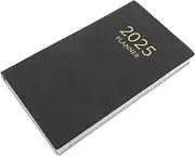 FOMIYES Daily Schedule Planner 2025 Academic Planner Notebook Monthly Index for School Office