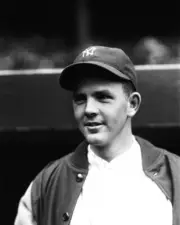 Samuel D Byrd of the New York Yankees in 1929 Baseball Old Photo