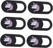 DOITOOL 6 Pack Webcam Privacy Cover Adhesive Sticker for Phone Pc Camera Lens Protector