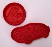 Holden VE Commodore & badge cookie cutter fondant stamp car embosser debosser