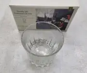 Set Of 4 Piece Old Fashioned Glasses Threshold Dishwasher Safe Whiskey Bourbon