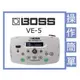 【非凡樂器】Boss VE-5 人聲效果處理器 / 歌手必備 / 公司貨保固