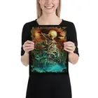 Halloween Scarecrow Art POSTER PRINT* by Landon Huber