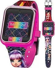 Rainbow High Kids Smartwatch with 10 Changeable Watch Faces, 3 Wallpapers, Video and Voice Recorder, Step Tracker, Fun Learning Games, Alarm, Timer, Stopwatch, and Calculator – Fits Wrists 5.5"-8.0",