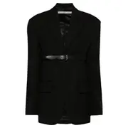 [Alexander Wang] 配腰帶羊毛西裝外套