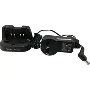 ICOM BC-213 Single Drop In Charger for IC41PRO IP67 UHF CB Handheld Radio Black