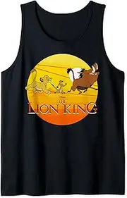 [Disney] The Lion King Simba Timon And Pumba Sunset Tank Top