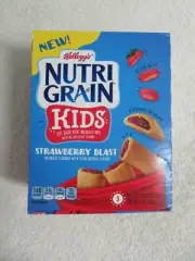 Kellogg's Nutri Grain Kids Strawberry Blast Mini Bars 5 Pouches / 6.5 Oz Box @