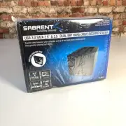 Sabrent USB 3.0 to SATA Dual Bay Hard Drive Docking Station w/ Duplicator ECHDFN