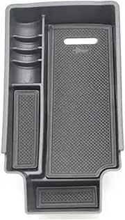 GUERBEIS Armrest Storage Box,Fit For Q3, 8U 2013-2018 Car Accessories Center Console Container Storage Organizer Vehicle Console storage box unit