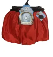 Disney Wizard of Oz Reversible Tutu Costume Skirt + Bonus Good Bad Witch Charm
