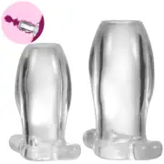 Bondage Hollow Plug Dilator Enemas Tunnel Speculum Transparent Constraint BDSM