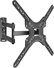 Ogetok Full Motion TV Wall Mount, TV Bracket Wall Mount with Articulating Arms Tilt Swivel Extension for Most 14-60 Inch LED LCD Flat Curved Screen TVs & Monitors up to 66lbs, Max VESA 400x400mm