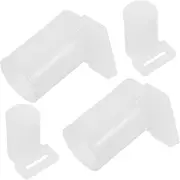 HOMOCONO 4Pcs Mosquito Net Rod Tips Convenient Foot Covers for Mosquito Netting Poles Thick Non Skid Sleeves for Easy Installation and Reliable Support for Bed Use