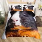 Pig Bedding Set Cute Cavy Print Comforter Cover for Boys Girls Children Lovely