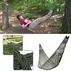 Outdoor Sport Hammock Outdoor Sport Camping Hammock Mesh Net Rope Nylon W8X3