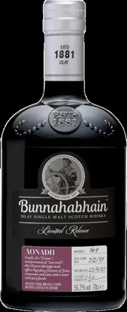 Bunnahabhain Aonadh 10 Year Old Cask Strength Single Malt Scotch Whisky (700mL)