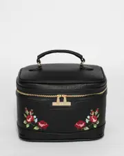 Black Rose Cosmetic Case