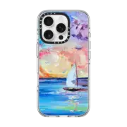 iPhone 16 Pro Clear Case MagSafe Compatible Sail Away Iphone Case by Ann Upton
