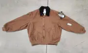 VINTAGE CARHARTT SANDSTONE SANTA FE JACKET SIZE 2XL J14BRN BROWN NEW WITH TAGS