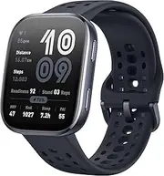 AMAZFIT Bip 6 Smart Watch 46mm, 14 Day Battery, 1.97" AMOLED Display, GPS & Free Maps, AI, Bluetooth Call & Text, Health, Fitness & Sleep Tracker, 140+ Workout Modes, 5 ATM Water-Resistance, Black