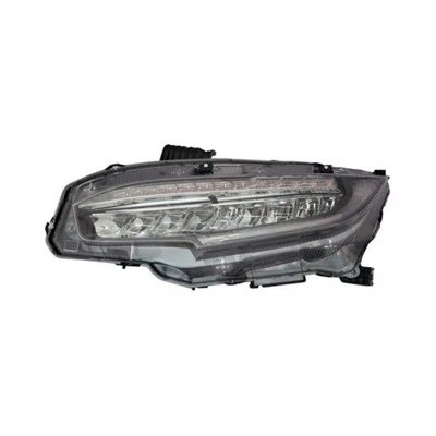 For Honda Civic Coupe Headlight Assembly LED Type 2016 17 18 2019 Driver Side (for: Honda Civic)