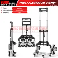 在飛比找蝦皮購物優惠-Sunc TOOLS 手推車爬樓梯車鋁合金 10 輪爬樓梯手