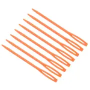 90pieces Large Eye Sewing Needles, 2.8", Blunt Needles, Orange