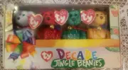 TY Decade Jingle Beanies Plush Bean Bag Stuffed Animal Holiday New *READ*