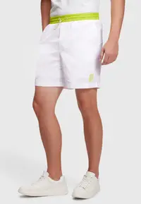 在飛比找ZALORA購物網優惠-ESPRIT 螢光腰帶休閒短褲